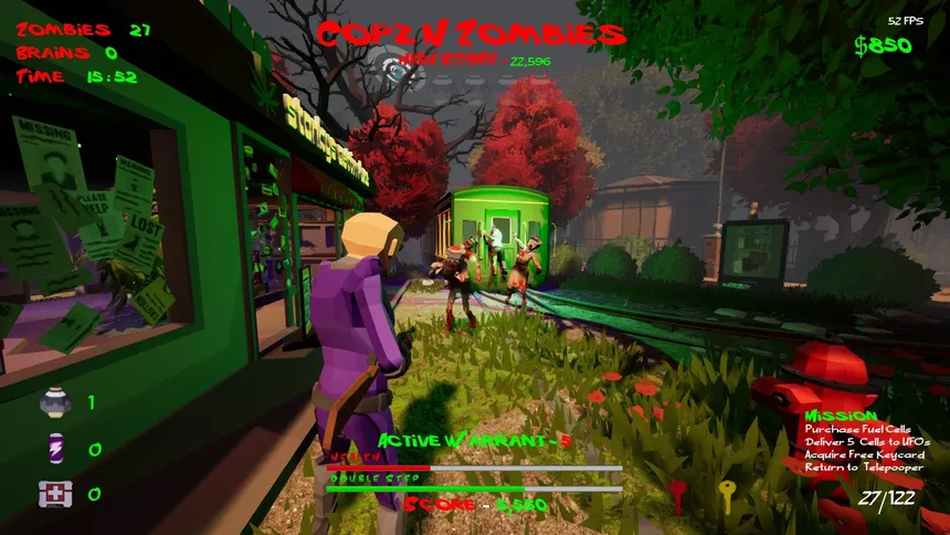 Скриншот 4 к игре Copz N Zombies