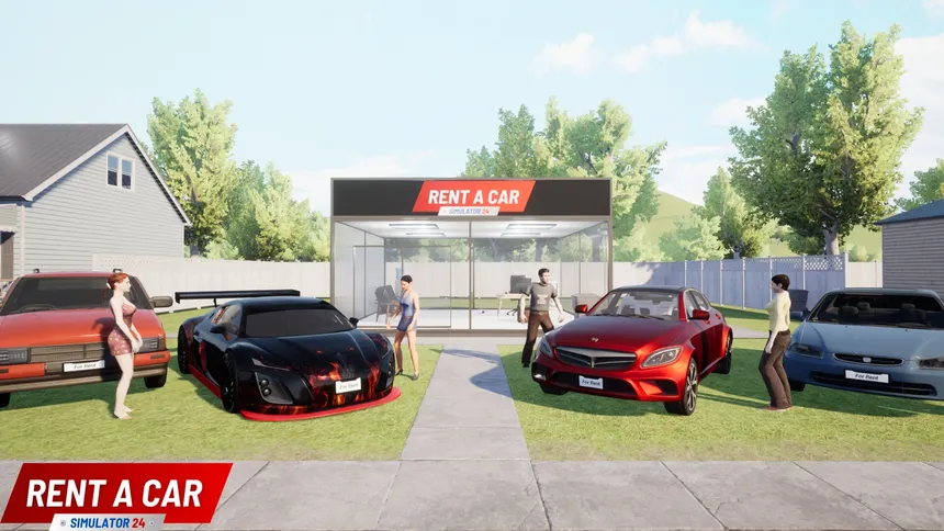 Скриншот 1 к игре Rent A Car Simulator 24
