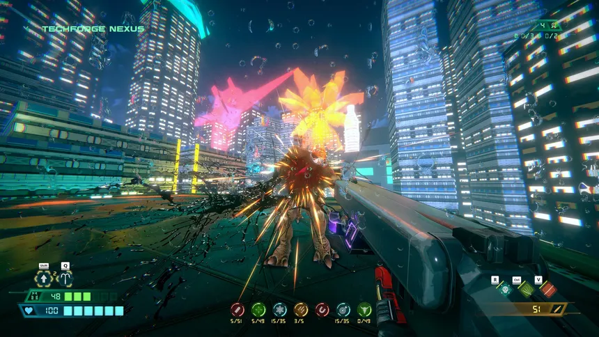 Скриншот 4 к игре Neon Extermination