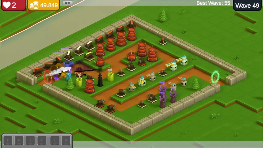 Скриншот 2 к игре Invaders Tower Defense Online