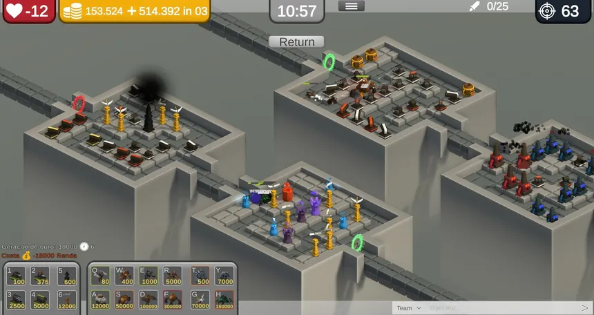 Скриншот 3 к игре Invaders Tower Defense Online