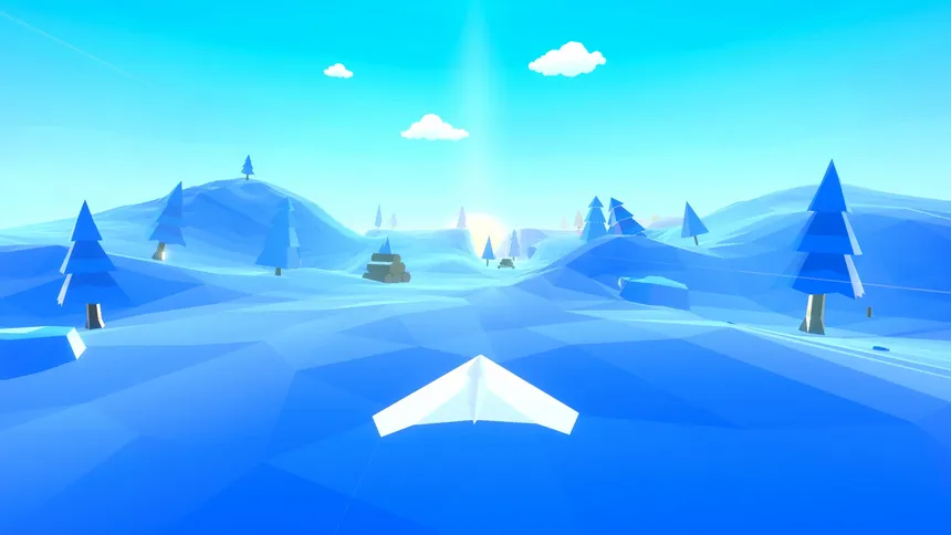 Скриншот 1 к игре Paperly: Paper Plane Adventure