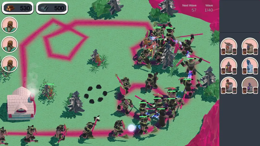 Скриншот 1 к игре Hobgoblins Against Dwarfs