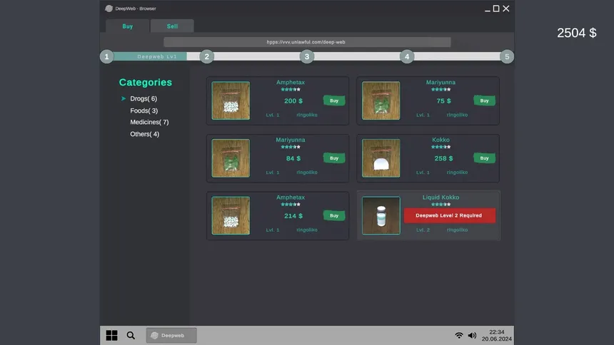 Скриншот 8 к игре DeepWeb Simulator