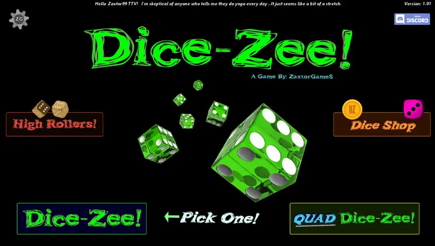 Скриншот 3 к игре Dice-Zee!