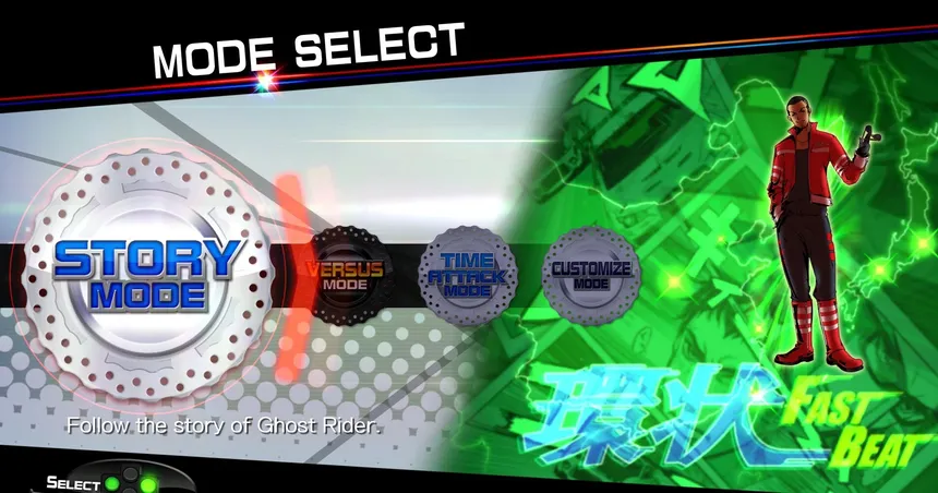 Скриншот 1 к игре 環状 FAST BEAT BATTLE RIDER