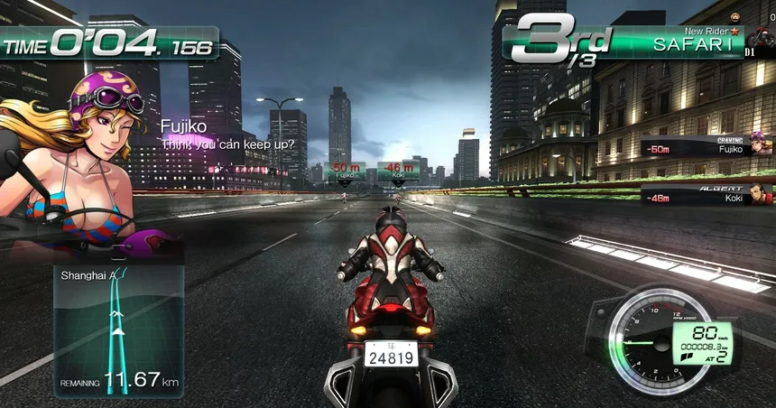 Скриншот 2 к игре 環状 FAST BEAT BATTLE RIDER