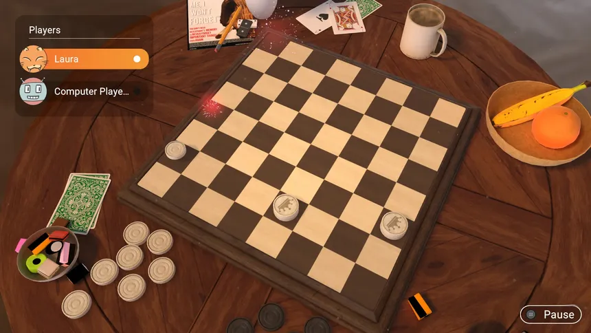 Скриншот 2 к игре Короткие нарды + шашки + мельница