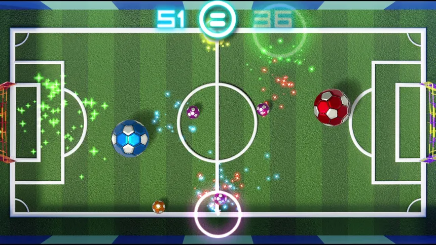 Скриншот 2 к игре Glow Hockey