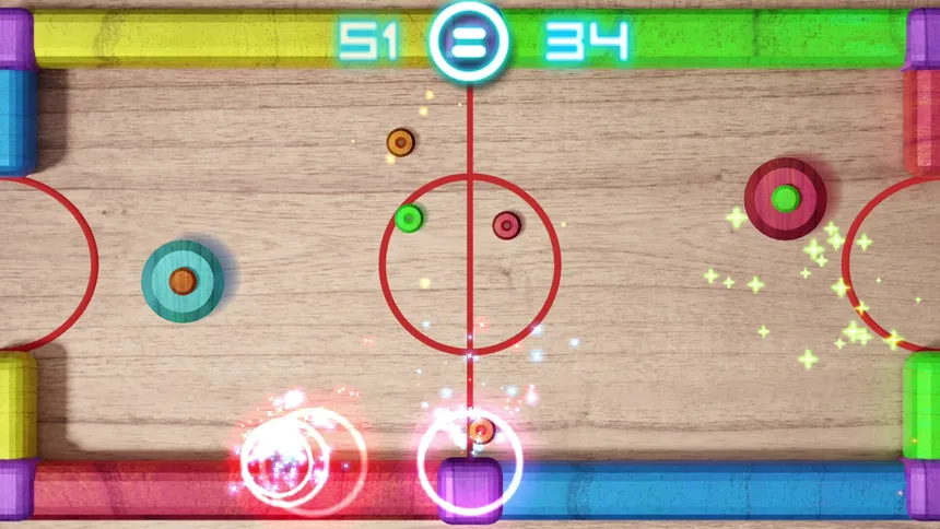Скриншот 4 к игре Glow Hockey