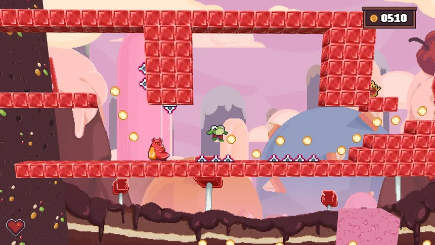 Скриншот 3 к игре Froggy Bouncing Adventures