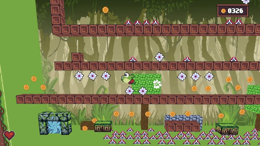 Скриншот 4 к игре Froggy Bouncing Adventures