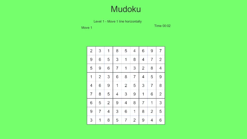 Скриншот 3 к игре Mudoku - next Sudoku