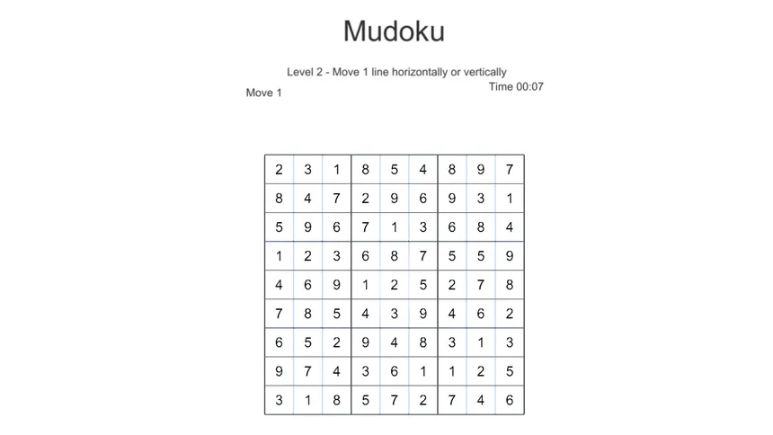 Скриншот 6 к игре Mudoku - next Sudoku