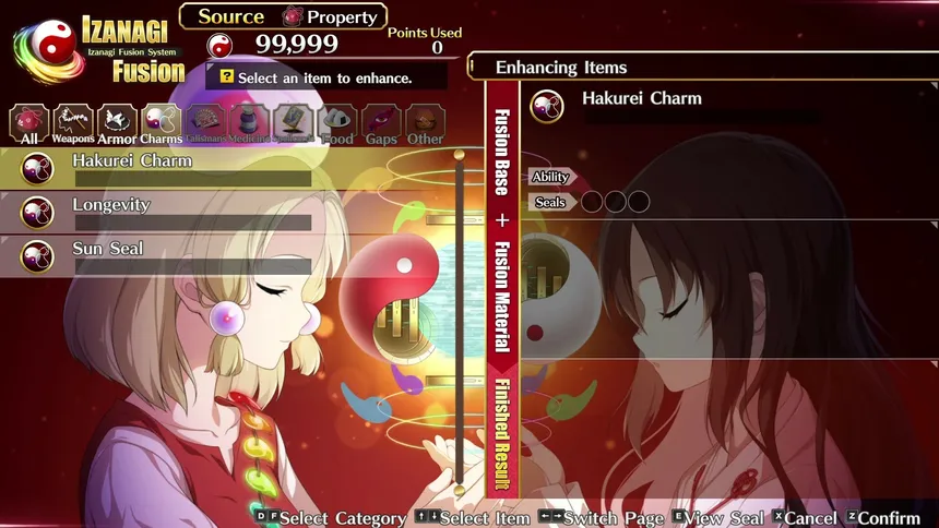 Скриншот 3 к игре Touhou Genso Wanderer -FORESIGHT-