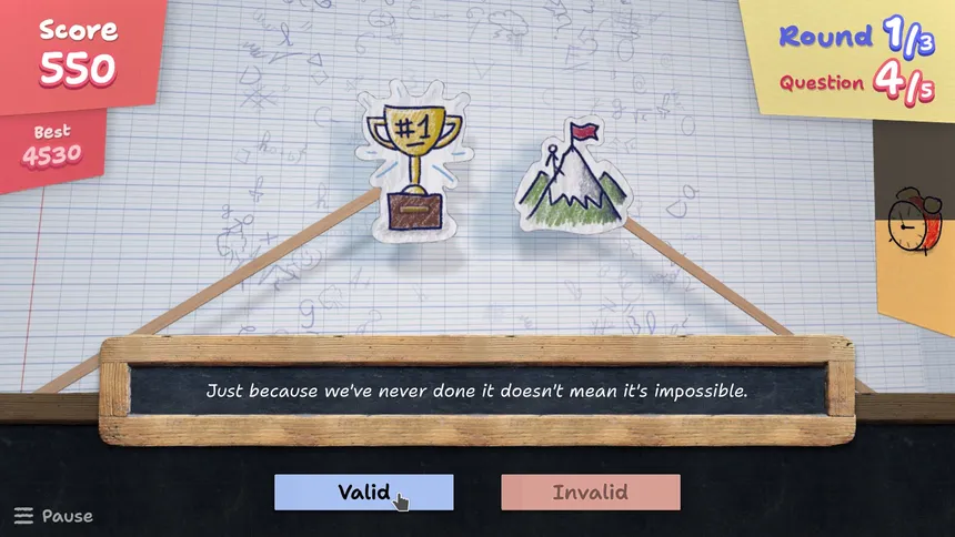 Скриншот 1 к игре Fallacy Quiz