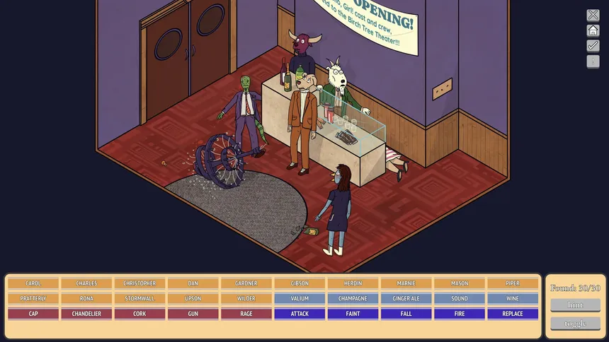 Скриншот 1 к игре Murder at the Birch Tree Theater