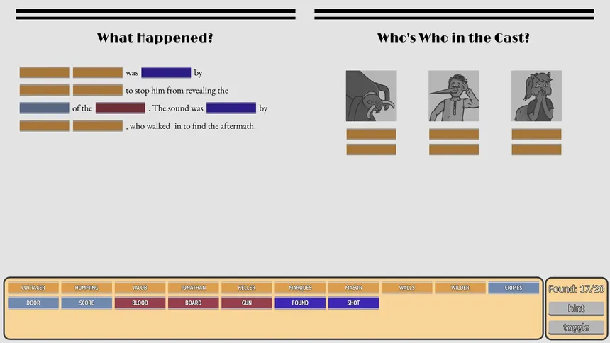 Скриншот 7 к игре Murder at the Birch Tree Theater