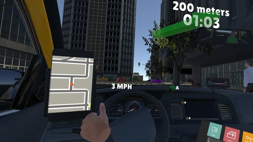 Скриншот 2 к игре Taxi Driver Life VR