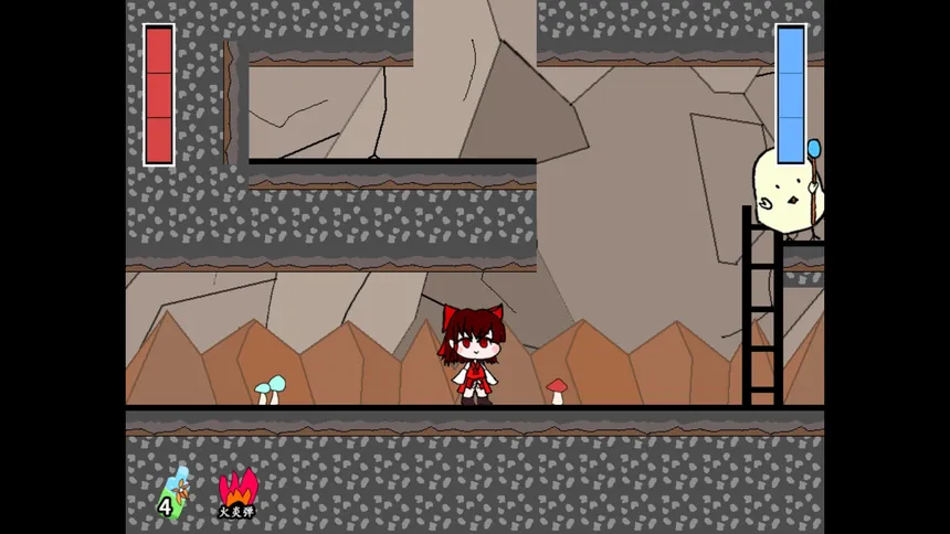 Скриншот 5 к игре 灵梦的激急击鸡祭 Reimu's Fighting Chicken Festival