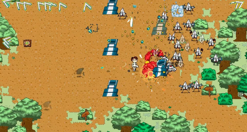 Скриншот 4 к игре NewMe NuMe LuMe: Alien Wars
