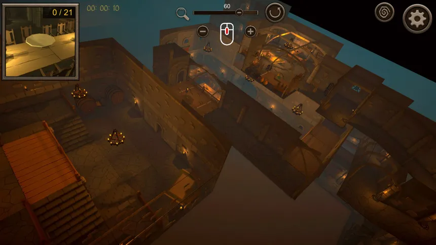 Скриншот 3 к игре Hidden Castle Top-Down 3D