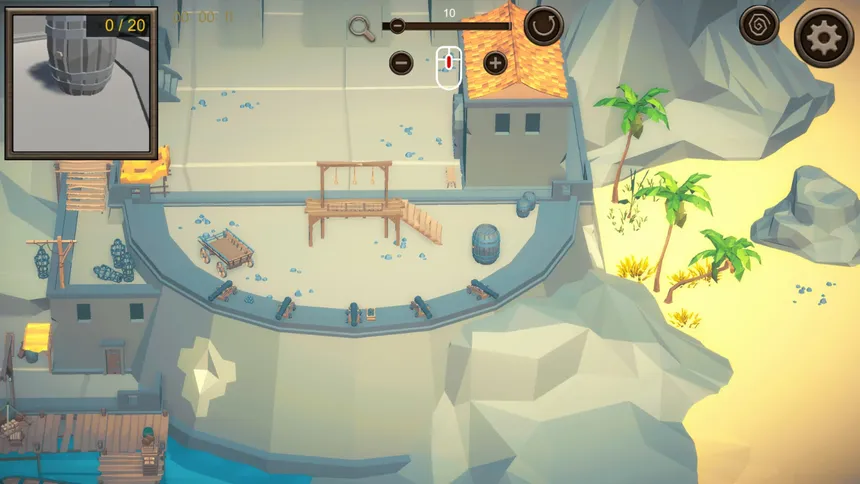 Скриншот 2 к игре Hidden Pirates Top-Down 3D