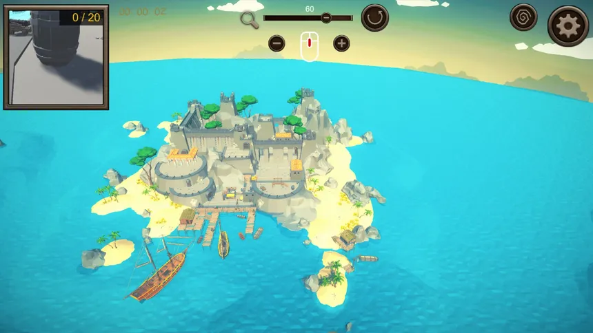 Скриншот 4 к игре Hidden Pirates Top-Down 3D