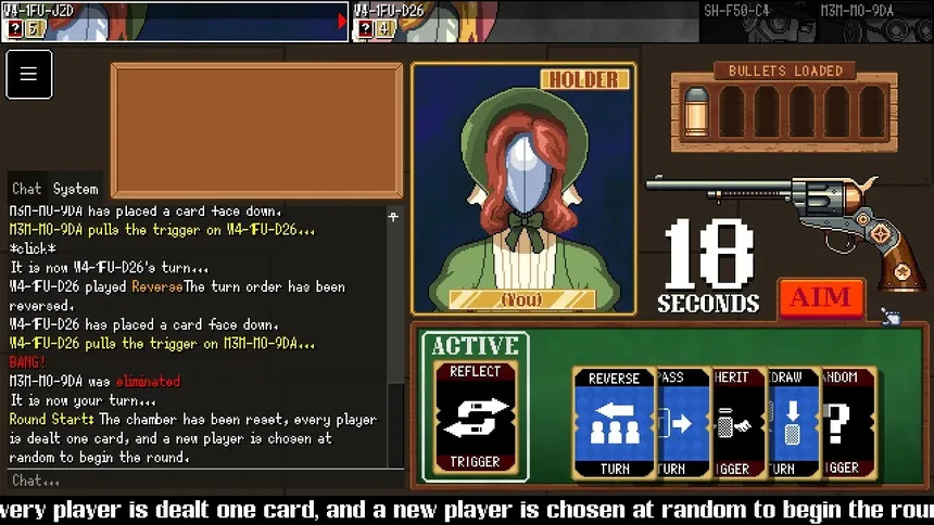 Скриншот 1 к игре DEAD MAN'S HAND: Card Roulette Action