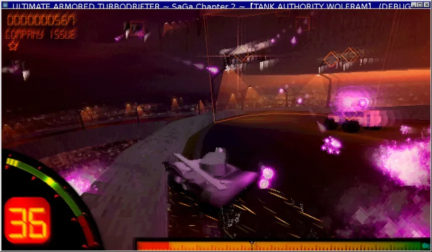 Скриншот 2 к игре ULTIMATE ARMORED TURBODRIFTER ~ SaGa Chapter 2 ~【TANK AUTHORITY WOLFRAM】