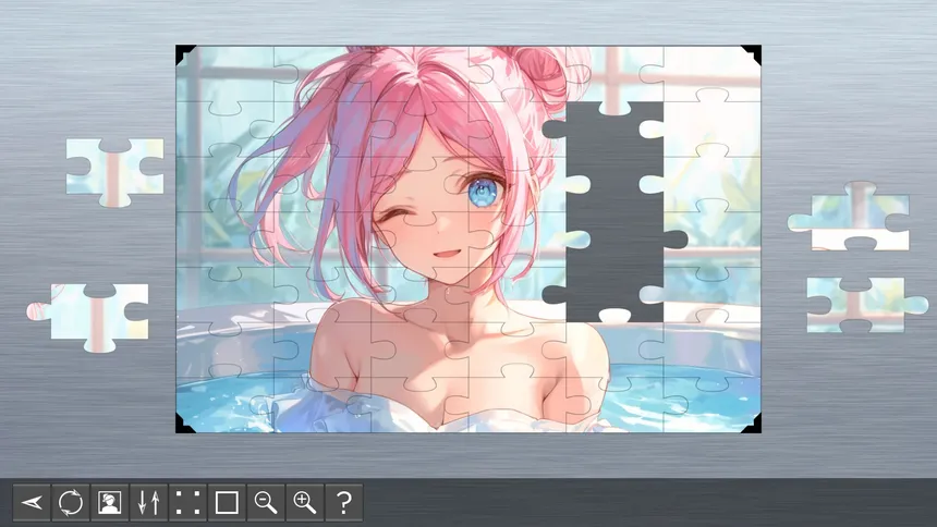 Скриншот 3 к игре Anime Girl Puzzles