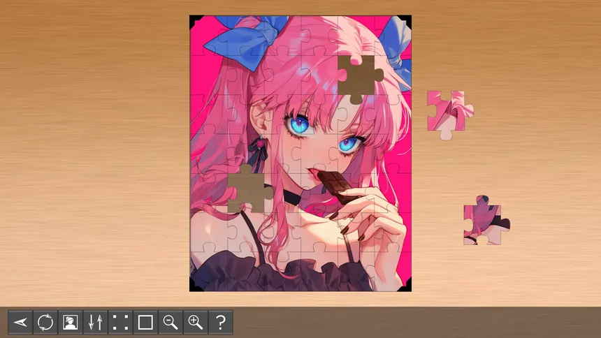 Скриншот 4 к игре Anime Girl Puzzles