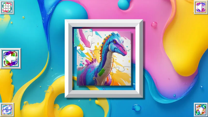 Скриншот 2 к игре Color Splash: Dinosaurs