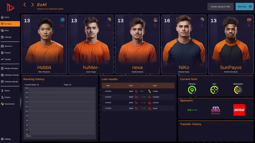 Скриншот 2 к игре FPS Pro Team Manager