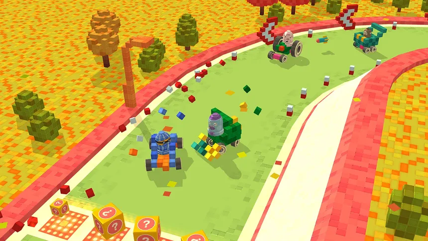 Скриншот 3 к игре Pixel Car Racing: Blocky Crash