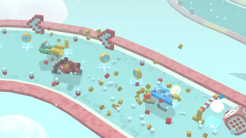 Скриншот 6 к игре Pixel Car Racing: Blocky Crash