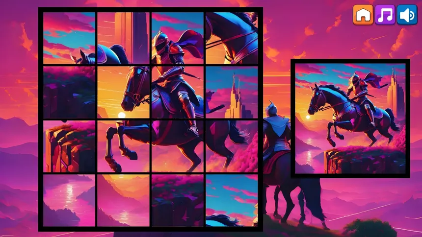 Скриншот 6 к игре OG Puzzlers: Synthwave Knights