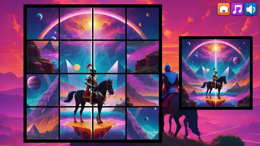 Скриншот 7 к игре OG Puzzlers: Synthwave Knights