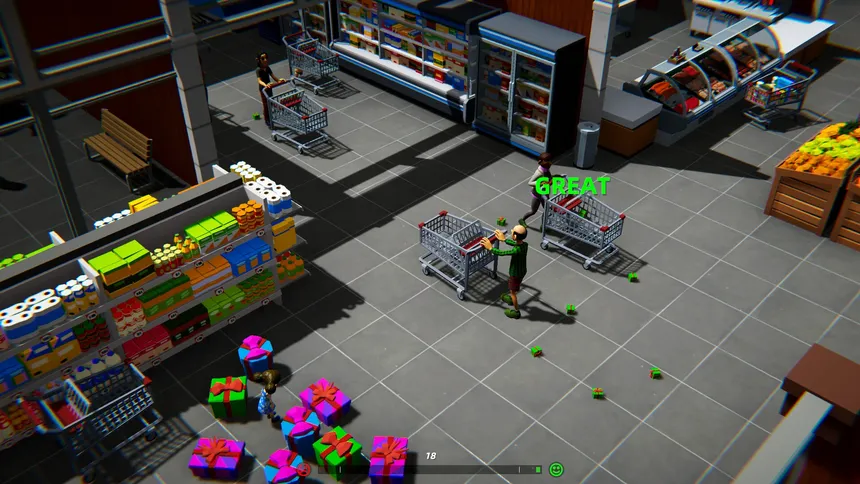 Скриншот 3 к игре Supermarket Bash
