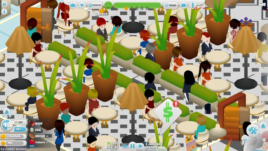 Скриншот 2 к игре Mattami Restaurant & Cafe Tycoon