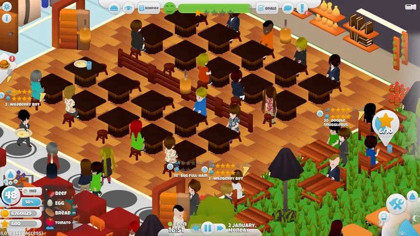 Скриншот 4 к игре Mattami Restaurant & Cafe Tycoon