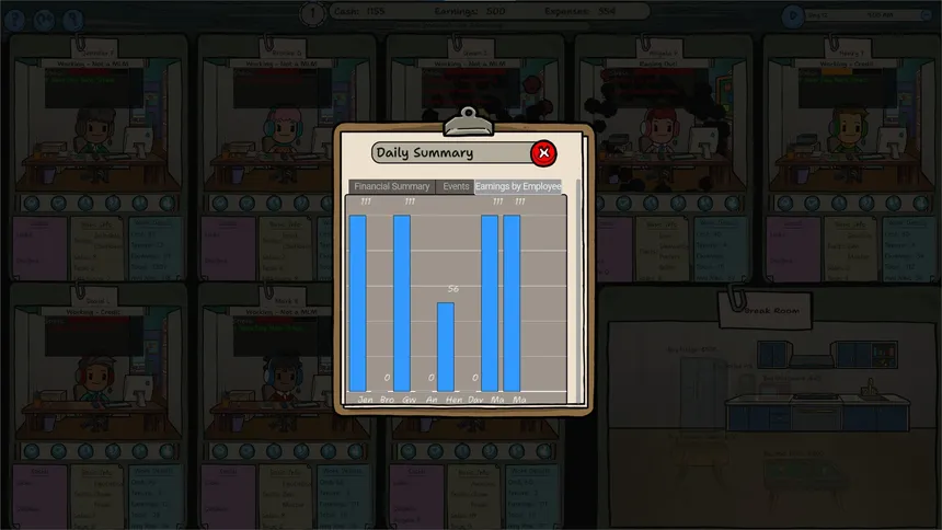 Скриншот 5 к игре Call Center Tycoon