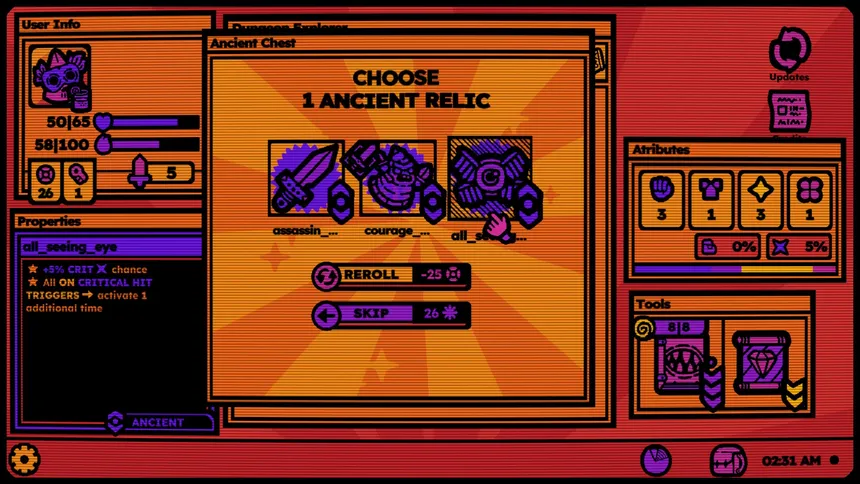 Скриншот 2 к игре Folder Dungeon