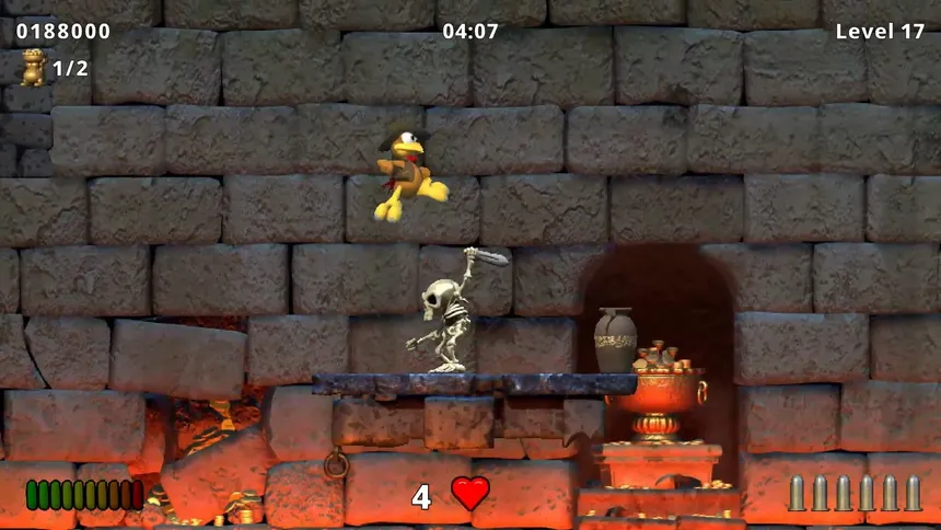 Скриншот 4 к игре Moorhuhn - Crazy Chicken 'Ловушки и Сокровища'