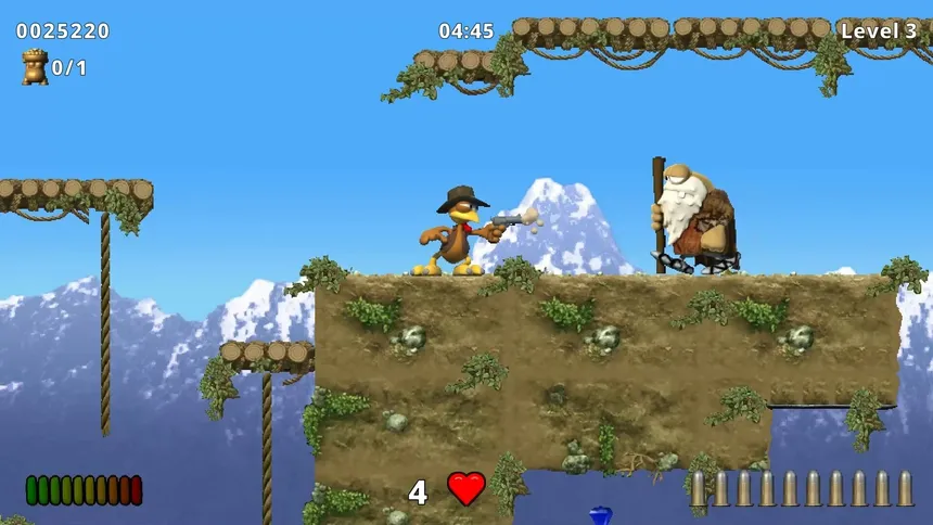 Скриншот 1 к игре Moorhuhn - Crazy Chicken 'Ловушки и Сокровища 2'