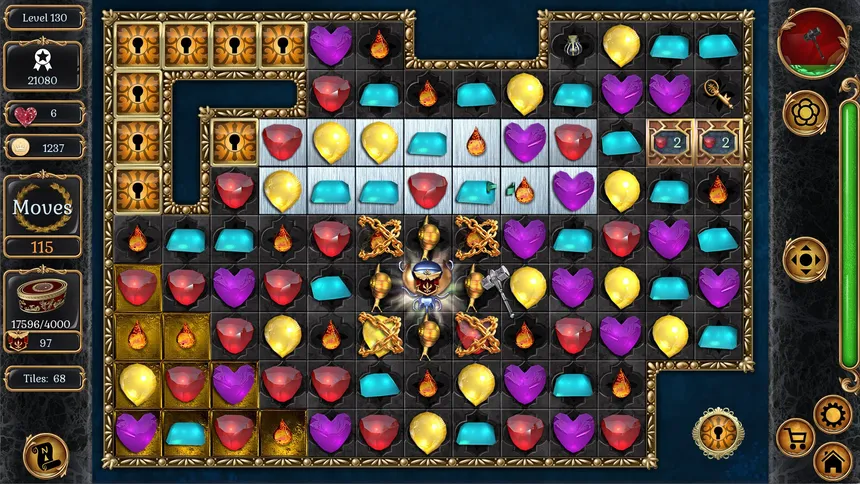 Скриншот 1 к игре Jewel Match Origins 3 - Camelot Castle Collector's Edition