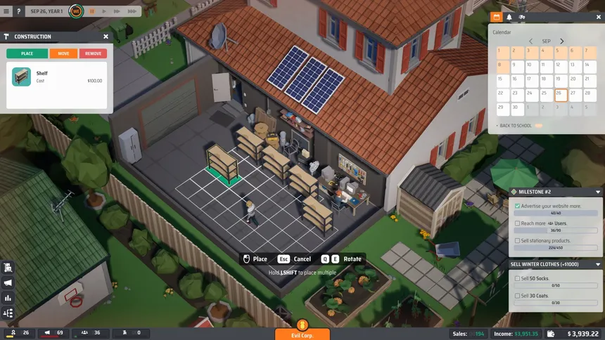 Скриншот 1 к игре Warehouse Tycoon