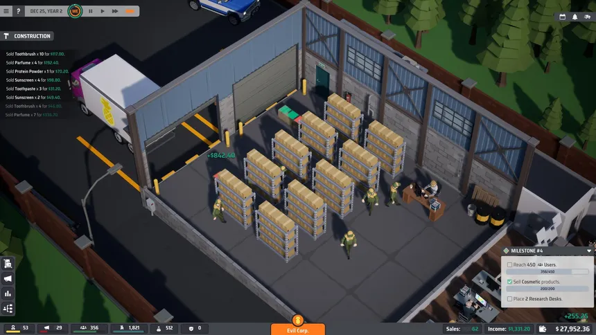 Скриншот 2 к игре Warehouse Tycoon