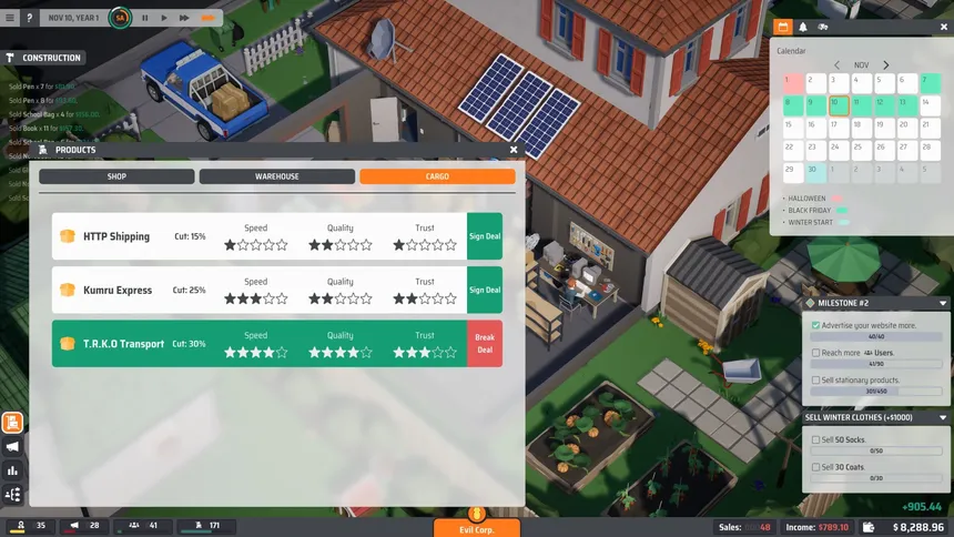 Скриншот 3 к игре Warehouse Tycoon