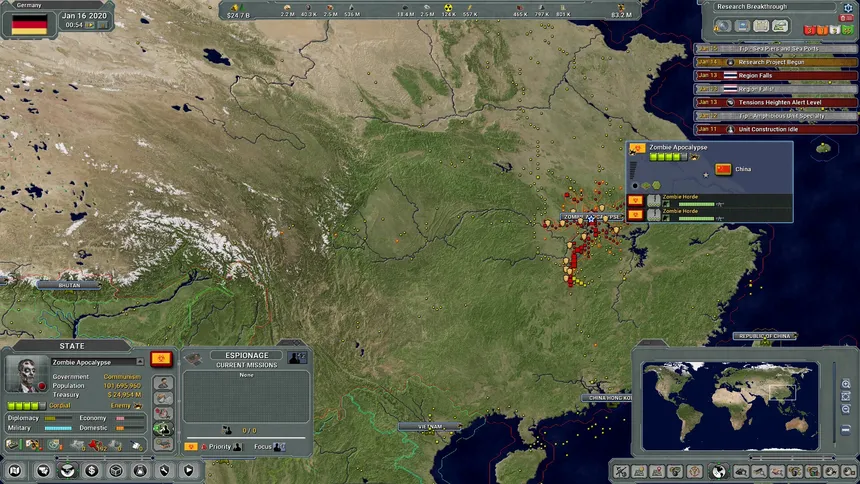 Скриншот 2 к игре Supreme Ruler Global Outbreak